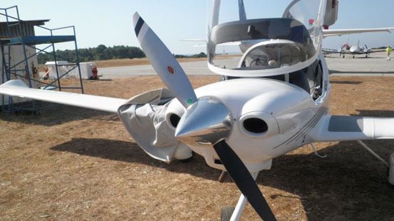 DIAMOND DA-40 - Zračna luka Mali Lošinj, 03.08.2013