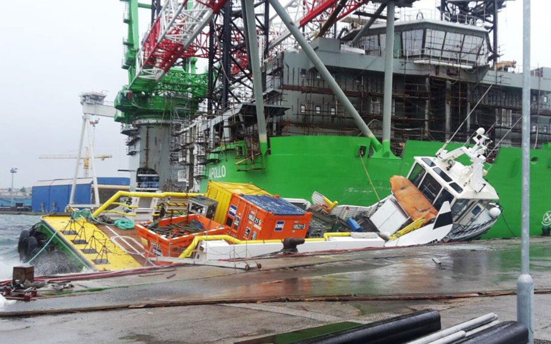 Pomorska nesreća samopodižuće platforme novogradnje „Uljanik 520“ i servisnog broda „Silni“ – Pula, 13.11.2017.