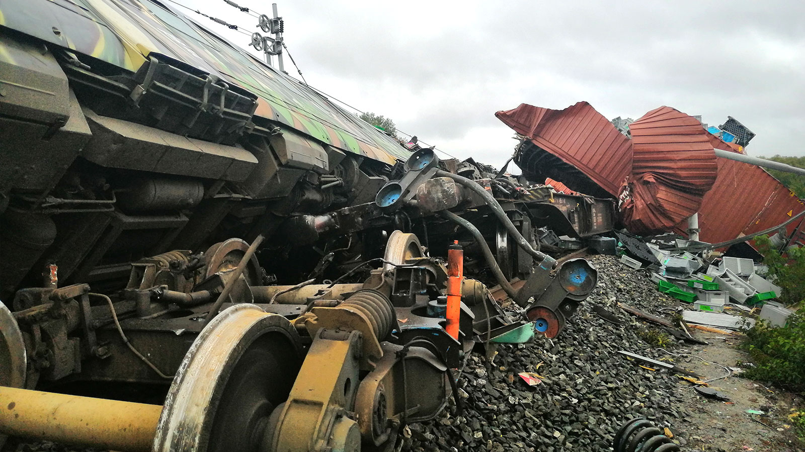 Ozbiljna nesreća – nalet putničkog vlaka broj 2506 na teretni vlak broj 41200 na pruzi oznake M104 – između kolodvora Okučani – Novska, u blizini mjesta Rajić, 09.09.2022.