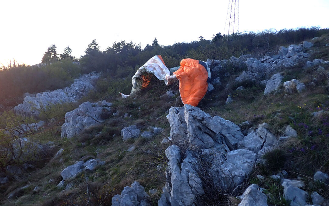 Nesreća parajedrilice – poletište za parajedrilice ‘Tribalj’, 17.04.2020.