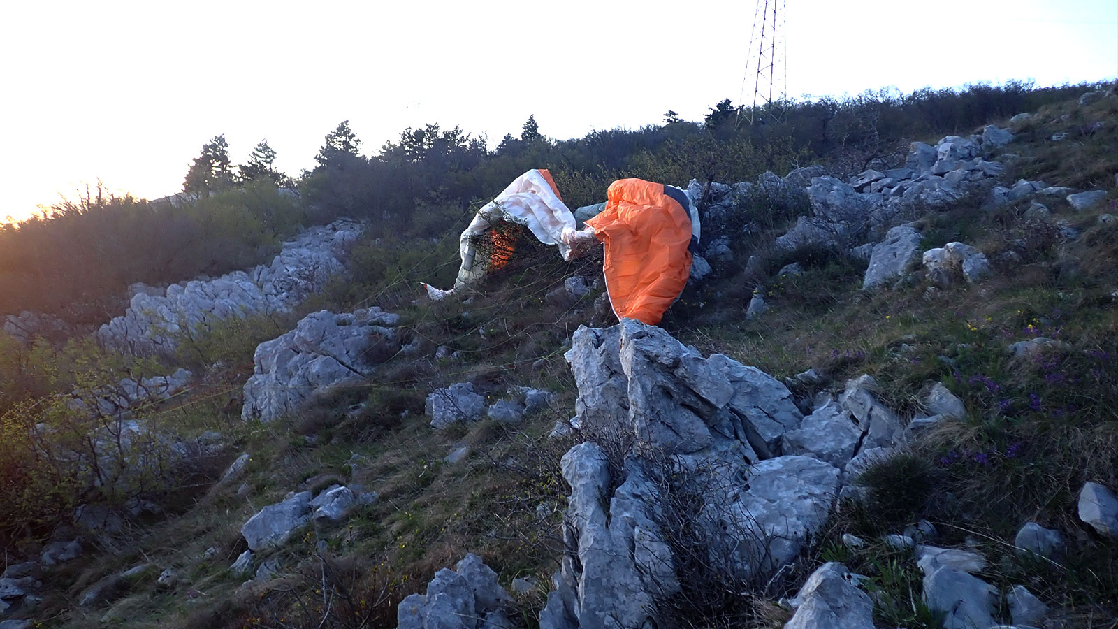 Nesreća parajedrilice – poletište za parajedrilice ‘Tribalj’, 17.04.2020.