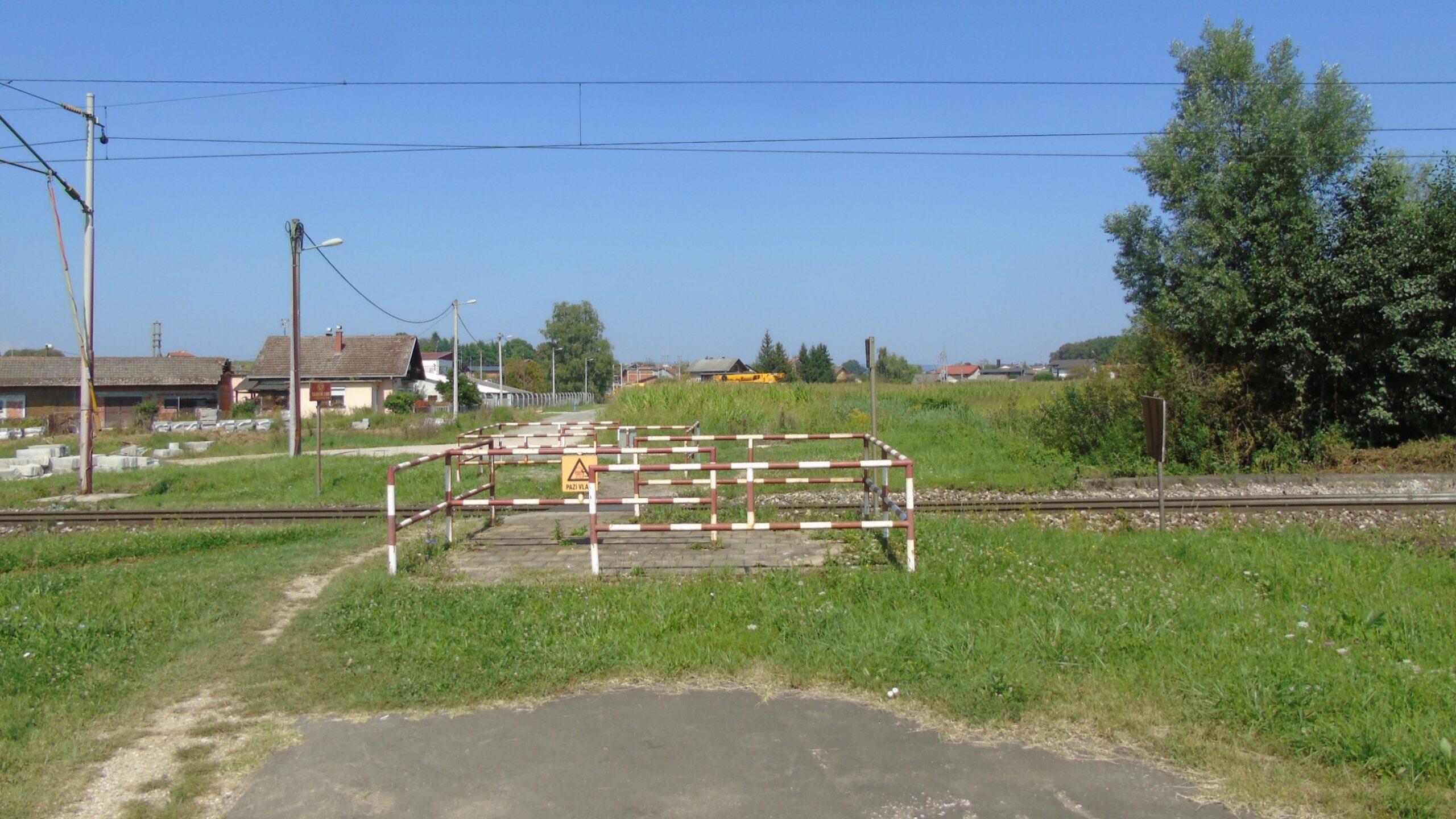 Očevid željezničke nesreće na pješakom prijelazu pruge M201, Đurđic, 20.8.2023