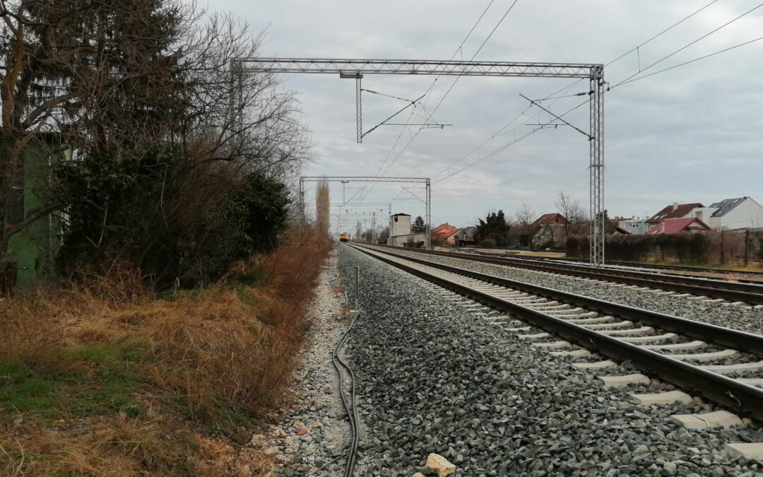 Očevid željezničke nesreće između kolodvora Zagreb Zapadni i kolodvora Podsused TV na pruzi M101, 18. veljače 2024.