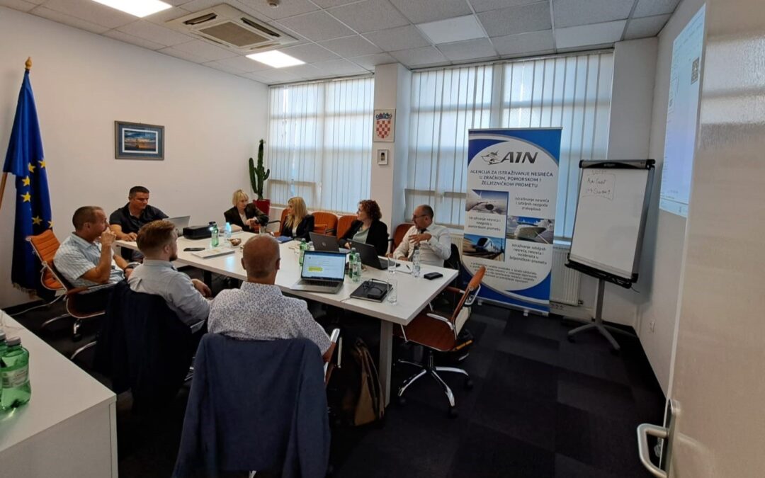 Održan Peer Review Faza 2 radne skupine 5 ENCASIA-e na temu provedbe istraga velikih zrakoplovnih nesreća, 10. i 11. studenog 2024.